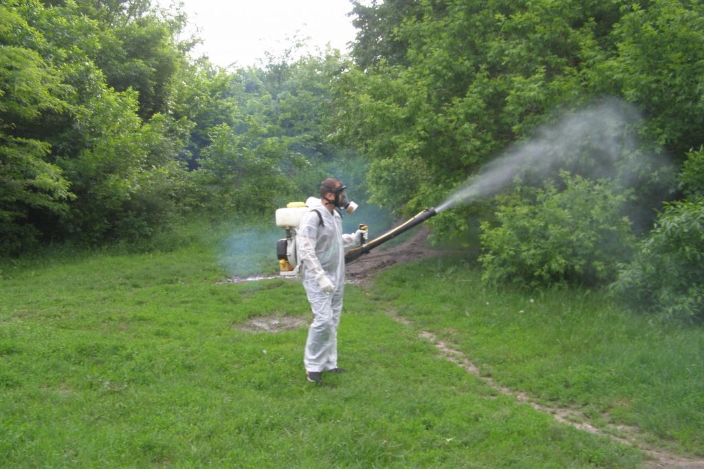 Уничтожение комаров и мошек